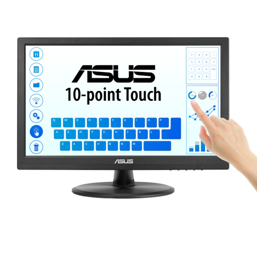 15.6 ASUS VT169HE IPS 5MS 60MHZ 1XVGA 1XHDMI FHD 1920X1080 DOKUNMATİK MONİTÖR