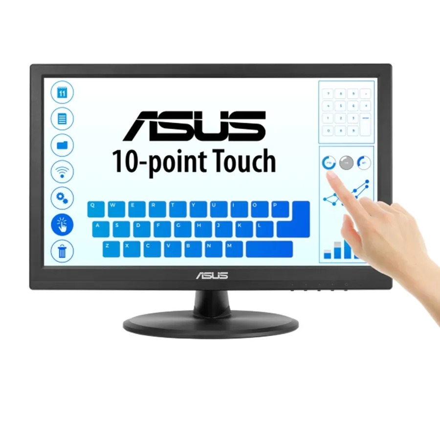 15.6 ASUS VT169HE IPS 5MS 60MHZ 1XVGA 1XHDMI FHD 1920X1080 DOKUNMATİK MONİTÖR