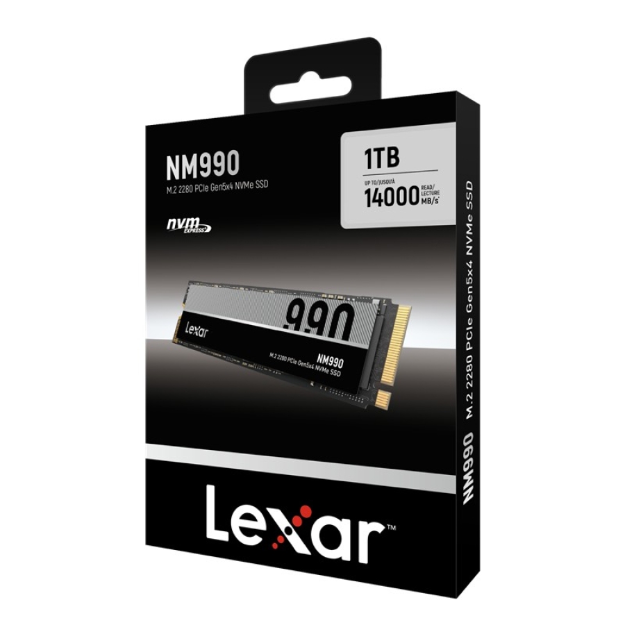 Lexar DISQUE SSD NM990 PRO 1TO - NVME M.2 TYPE 2280LNM990X001T-RNNNG