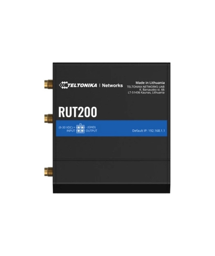 Teltonika 2 x 10/100 Mbps ETH Port One Sim CAT4 LTE Router (RUT200010000)