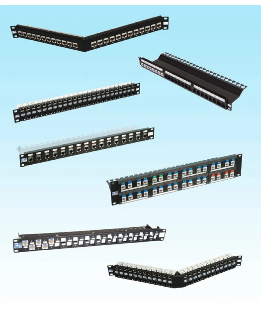 24 Port Keystone Jack UTP Çapraz Panel B
