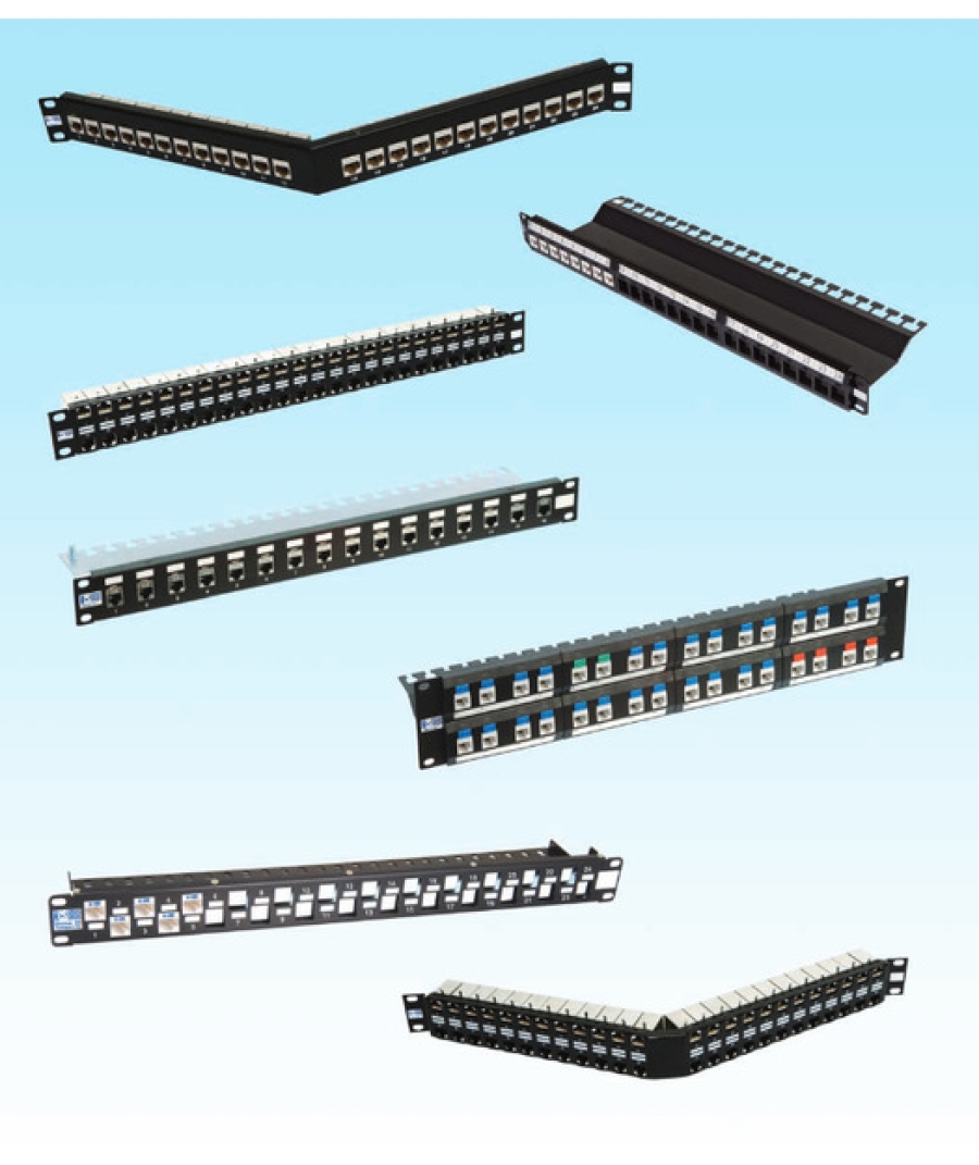 24 Port Keystone Jack UTP Panel Boş