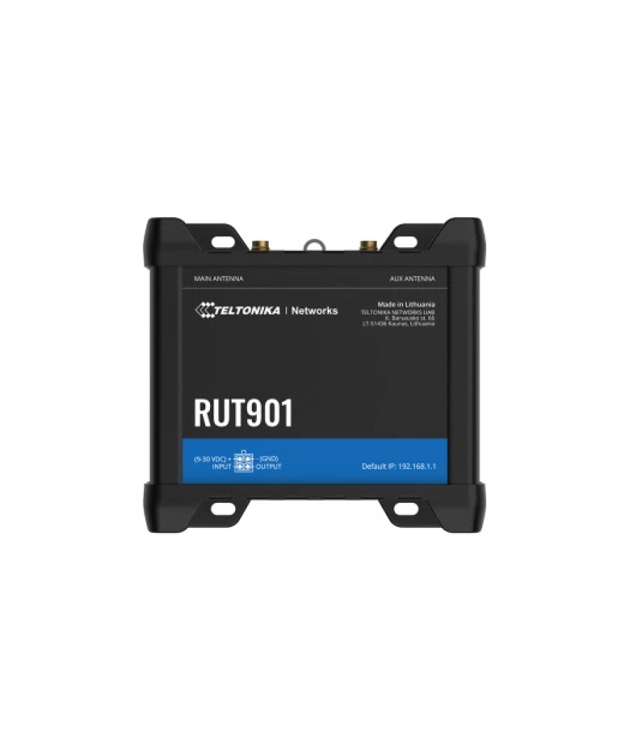 Teltonika 4 x 10/100 Mbps ETH Port Dual Sim CAT4 LTE Router (RUT901000000)