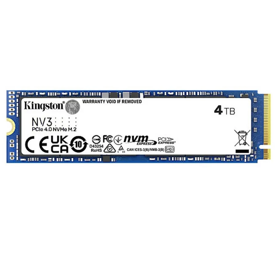 4TB KINGSTON NV3 M.2 NVME PCIE GEN4 6000/4000MBS SNV3S/4000G DİSK