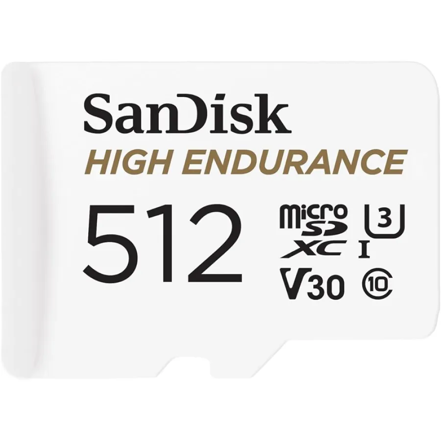 512GB SANDISK HIGH ENDURANCE MICROSD 100MB/S SDSQQNR-512G-GN6IA HAFIZA KARTI