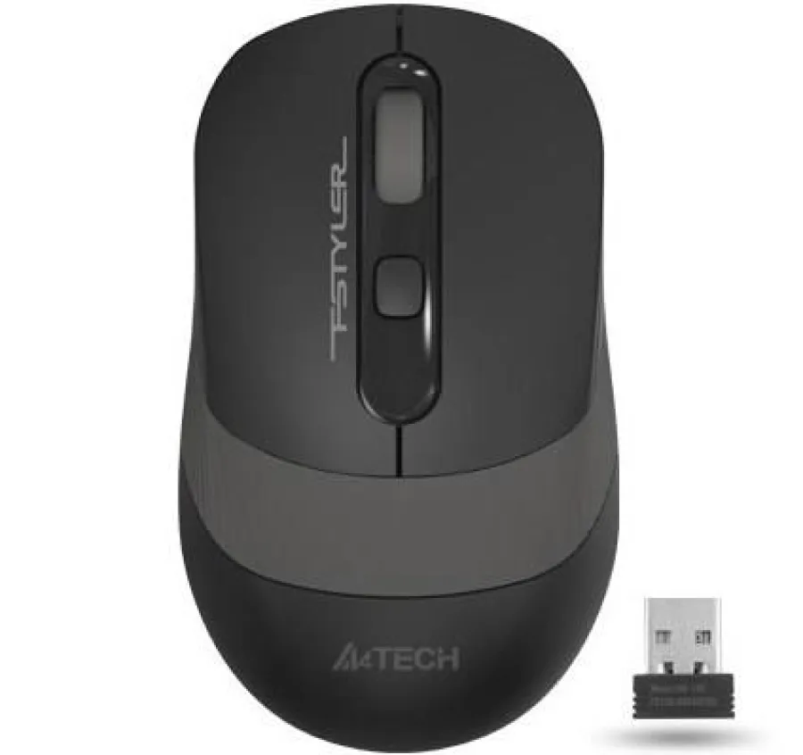 A4 TECH FG10S GRI SESSİZ KABLOSUZ OPTIK 2000 DPI MOUSE