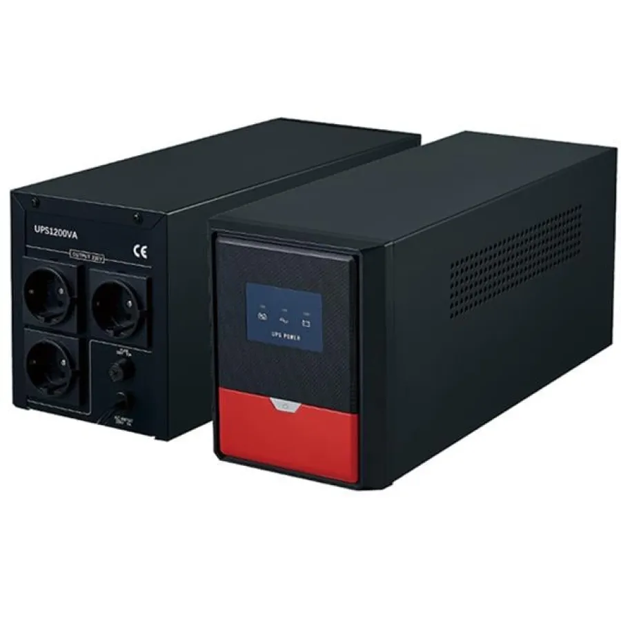 Andees AD-1200 1200VA 12V7.5AhX2 UPS Kesintisiz Güç Kaynağı (430x210x235Mm)