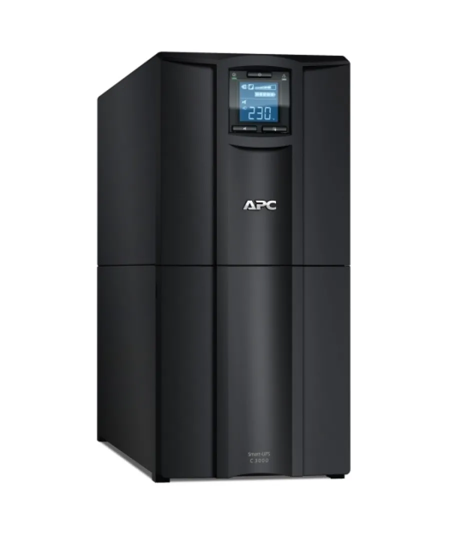 APC Smart-UPS C Line Interactive 3kVA Tower 230V 8x IEC C13+1x IEC C19 outlets USB and Serial communication AVR (SMC3000I)