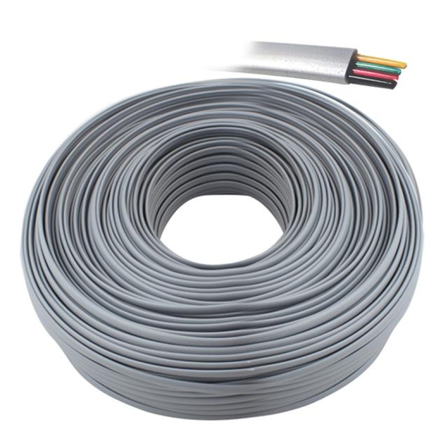 Artar 4lü Flat Köken 100 Metre Telefon Kablosu