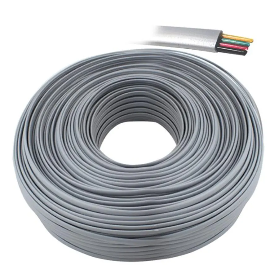 Artar 4lü Flat Köken 100 Metre Telefon Kablosu