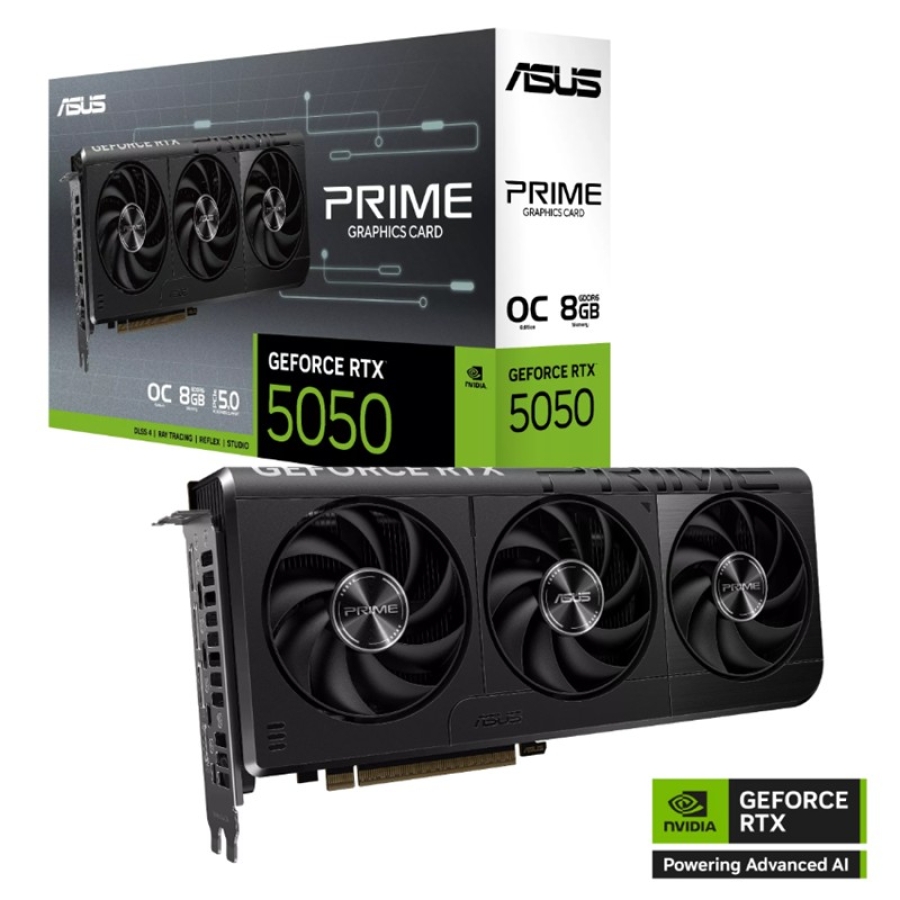 ASUS GEFORCE PRIME-RTX5050-O8G 8GB GDDR6 128BIT 1XHDMI 3XDP EKRAN KARTI