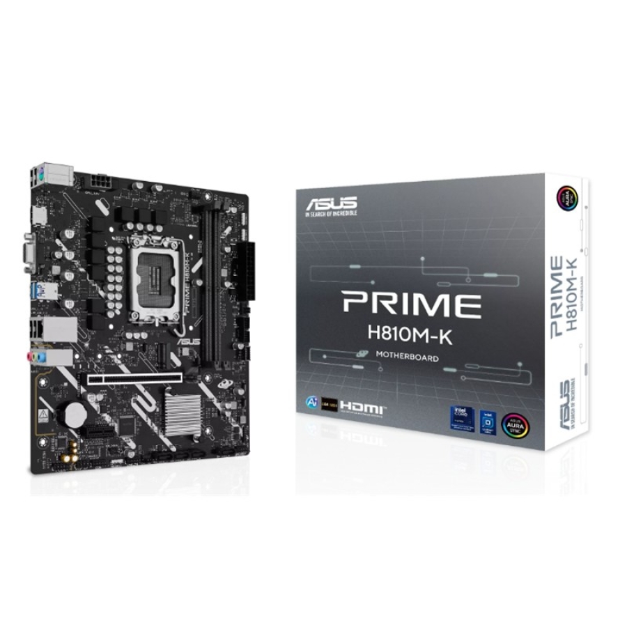 ASUS PRIME H810M-K Intel H810 Soket LGA1851 DDR5 5600MHz mATX Anakart