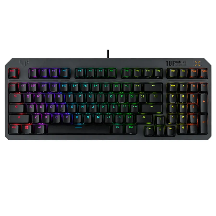 ASUS TUF GAMING K3 GEN II SIYAH SWITCH RGB OPTIK MEKANIK GAMING KLAVYE