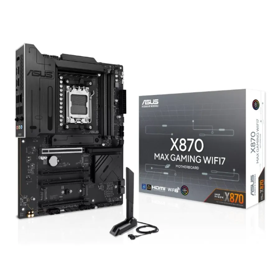 ASUS X870 MAX GAMING WIFI7 DDR5 8000MT/S 1XHDMI 2XUSB 3XM.2 ATX AM5 ANAKART