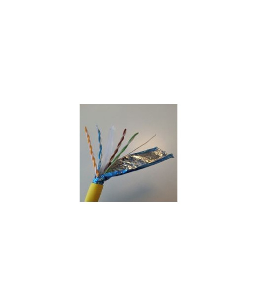 Cat6A F/UTP LSZH Makara 4P 500m Sarı Kablo