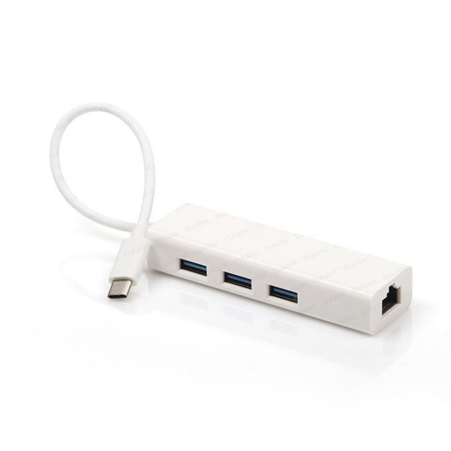 DARK DK-AC-U31X3GL USB3.0-1 Type C HUB GIGA ETHERNET