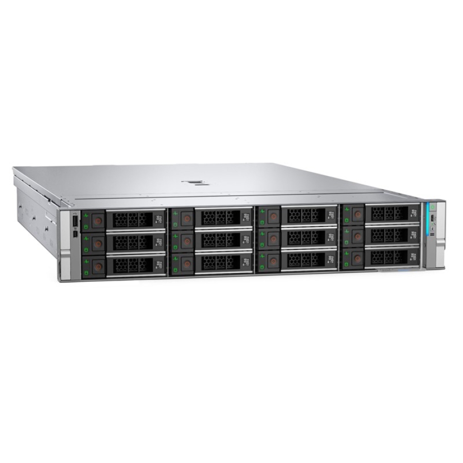 Dell PowerEdge R570 2U Rack Server (EMEA_PER570_SPL2) - Intel Xeon 6, DDR5, PCIe 5.0, NVMe, Kurumsal Veri Merkezi Sunucusu
