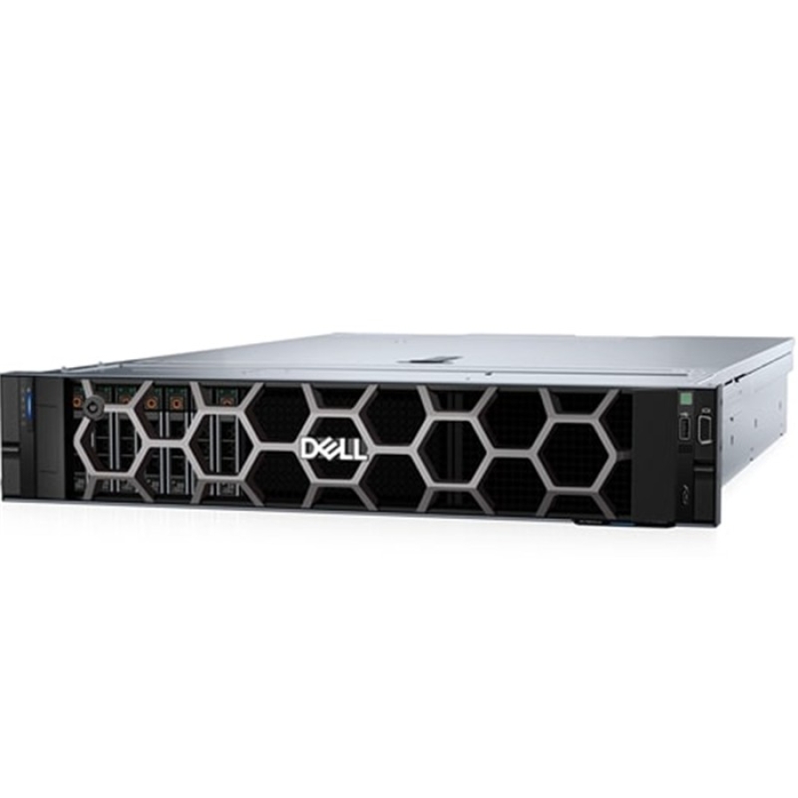 Dell PowerEdge R760xs Rack Server 2U 16x2.5" Sunucu - 2x Intel Xeon Silver 5418Y - 128GB DDR5 RAM - 2x480GB SSD - 2x1100W PSU