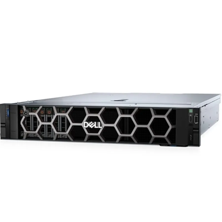 Dell PowerEdge R760xs Rack Server 2U 16x2.5" Sunucu - 2x Intel Xeon Silver 5418Y - 128GB DDR5 RAM - 2x480GB SSD - 2x1100W PSU
