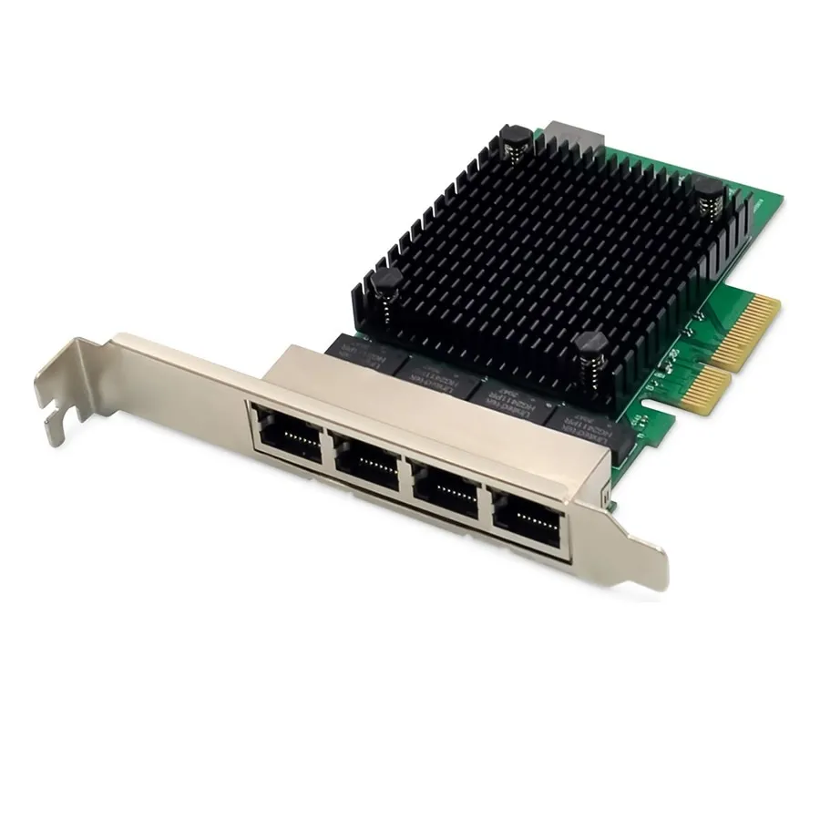 Digitus DN-10136 4 Port 2.5G PCIe Ethernet Network Kartı | Quad RJ45, 10Gbps Bant Genişliği, Server & Workstation Uyumlu