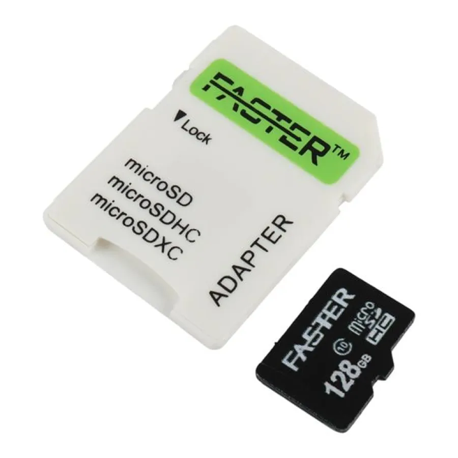 Faster 128 GB UHS-I U1 Sınıf 10 Micro SDHC Hafıza Kartı