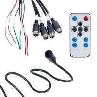 Powermaster Dokunmatik Tuş Takım Quad 4 Yollu (4 e Bölünebilen 7İnç Ekran) Araç Monitör