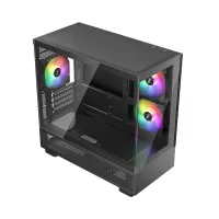 1ST PLAYER MIKU Mİ5 SİYAH 750W 80+ ATX 3.1 SILVER ARGB 6X12CM FAN TEMPERLİ CAM USB 3.0 M-ATX KASA