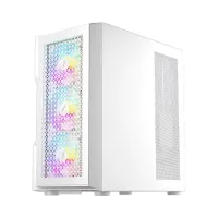 1ST PLAYER TRILOBITE T7 BEYAZ 650W 80+ ARGB 4X12CM FAN TEMPERLİ CAM MESH USB 3.0 ATX KASA