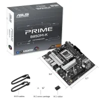 ASUS PRIME B850M-K DDR5 8400MHZ 1XHDMI 1XDP 2XM.2 USB2.0 MATX AM5 ANAKART