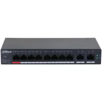 DAHUA CS4010-8ET-110 8 PORT 10/100 110W POE + 2 PORT GIGABIT UPLINK CLOUD YÖNETİLEBİLİR METAL KASA SWITCH