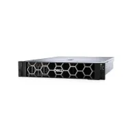 Dell PowerEdge R760xs 2U Rack Sunucu - 2x Intel Xeon Silver 4510, 128GB DDR5 RAM, 2x480GB SSD, 16x2.5" SAS/NVMe, Çift 1100W PSU