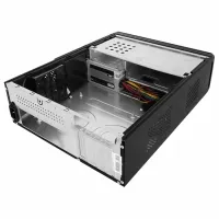 Frisby FC-S6040B 300W ATX Slim Kasa, Dijital Panel, Kulplu, Siyah, Micro ATX Uyumlu Ofis Bilgisayar Kasası