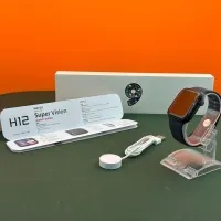 H12 Pro Akıllı Saat – 1.91" Renkli Ekran, NFC, Kalp Atış Takibi, Sesli Görüşme, Kablosuz Şarjlı Smartwatch