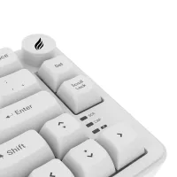 HAWK HK251W GAMING HK251 MEMBRANE RGB KABLOSUZ/BLUETOOTH BEYAZ %65 TÜRKÇE GAMING KLAVYE