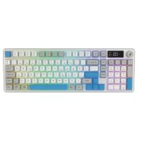 HAWK HK258WG GAMING HK258 MEMBRANE LCD RGB KABLOSUZ/BLUETOOTH BEYAZ MAVİ FULL TÜRKÇE GAMING KLAVYE