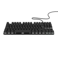 HAWK HK410M GAMING HK410 MEKANİK MAVİ SWITCH 19 MOD RGB KABLOLU SİYAH TKL TÜRKÇE GAMING KLAVYE