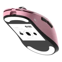 HAWK HM220P GAMING HM220 1K HZ 12000 DPI TRI-MODE KABLOSUZ/BLUETOOTH PEMBE GAMING MOUSE