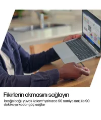 HP EliteBook 8 Flip G1i 13" 2-in-1 Dokunmatik AI İş Laptopu, Intel Core Ultra 7 255U, 32GB RAM, 512GB SSD, W11Pro