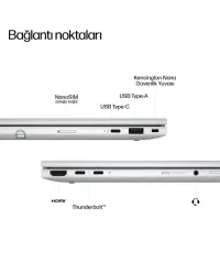 HP EliteBook 8 Flip G1i 13" 2-in-1 Dokunmatik AI İş Laptopu, Intel Core Ultra 7 255U, 32GB RAM, 512GB SSD, W11Pro