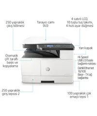 HP LaserJet M442dn (8AF71A) A3 Mono Lazer Yazıcı – Tarayıcı, Fotokopi, Dubleks, Network Ofis Yazıcısı