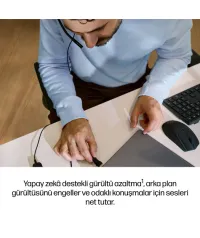HP Poly Mission 425 C01B6AA Stereo USB-C / USB-A Gürültü Önleyici Kablolu Kulaklık