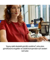 HP Poly Mission 625 C01C6AA MS Teams Stereo USB-C / USB-A Gürültü Önleyici Kulaklık