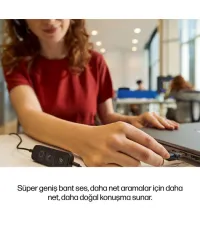 HP Poly Mission 625 C01C6AA MS Teams Stereo USB-C / USB-A Gürültü Önleyici Kulaklık