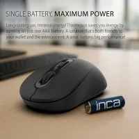 INCA IWM-288T BLUETOOTH + WIRELESS ERGONOMIC DESIGN SILENT SESSİZ MOUSE