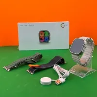 JS8 Pro Max Akıllı Saat – 2.02'' AMOLED Ekran, Bluetooth 5.2, Kablosuz Şarj, IP67 Su Geçirmez Smartwatch