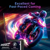 KTC H27E6 27" QHD 300Hz Fast IPS Profesyonel Oyun ve Tasarım Monitörü, 98% DCI-P3, HDR, 1ms, Pivot Dikey Kullanım