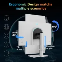KTC H27E6 27" QHD 300Hz Fast IPS Profesyonel Oyun ve Tasarım Monitörü, 98% DCI-P3, HDR, 1ms, Pivot Dikey Kullanım