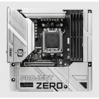 MSI B650M PROJECT ZERO DDR5 7600 OC AM5 mATX Gaming Anakart – Wi‑Fi 6E, 2×M.2, HDMI & DP