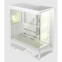 MSI MAG PANO 130R PZ TEMPERLİ CAM 3X120MM REVERSE ARGB 1X120MM ARGB FAN ATX PANORAMİK GAMİNG BİLGİSAYAR KASASI