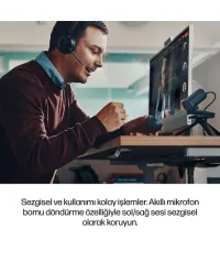 Poly Voyager Focus 2 9T9J6AA MS Teams USB-C / Bluetooth ANC Kulaklık + Şarj Standı